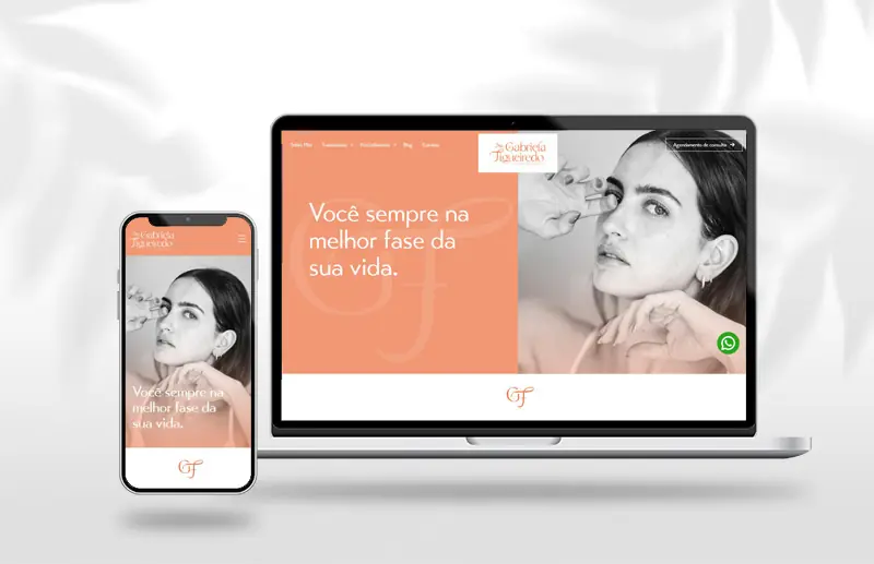 Site Dra. Gabriela Figueiredo criado pela Ciao Digital Chapecó