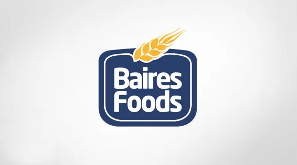 Logomarca Baires Foods criada pela Ciao Digital Chapecó