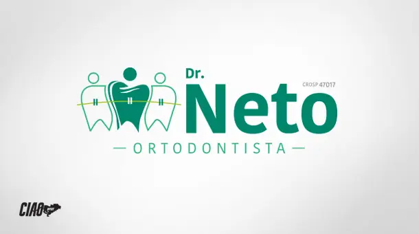Logomarca Dr. Neto criada pela Ciao Digital Chapecó